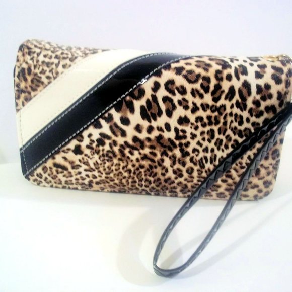 Leopard Print Wallet, Animal Print Wallet, Beautiful Woman's Wallet Small Clutch - Picture 7 of 7